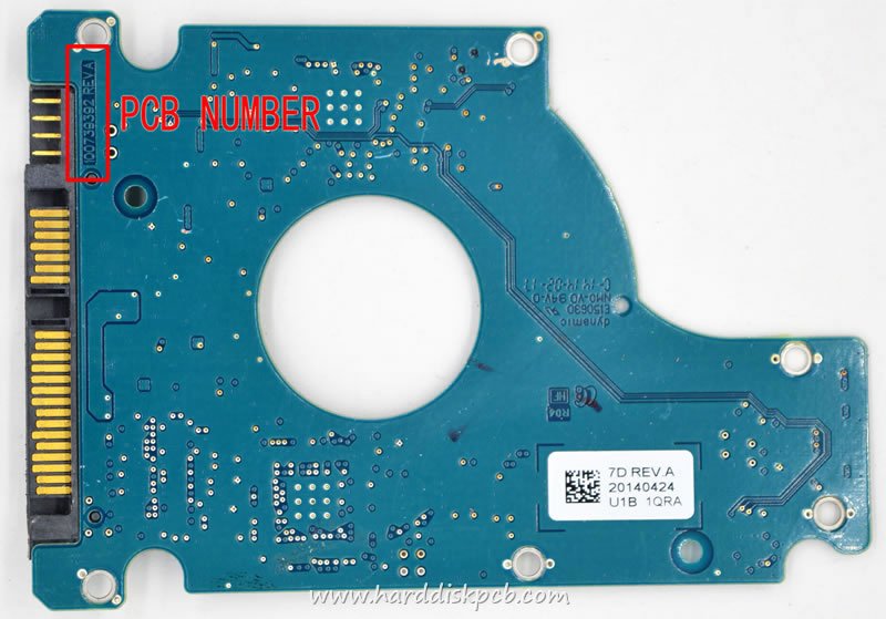 (image for) PCB 100739392, Seagate ST2000LM003, HN-M201RAD/ES2