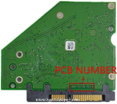 (image for) PCB 100749730, Seagate ST3000DM001, 1ER166-570, 9021 C