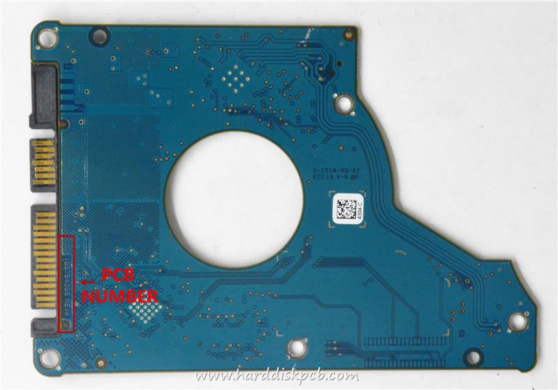 Seagate laptop ultrathin HDD ST750LM028 HDD PCB Logic Board 100754305 REVA