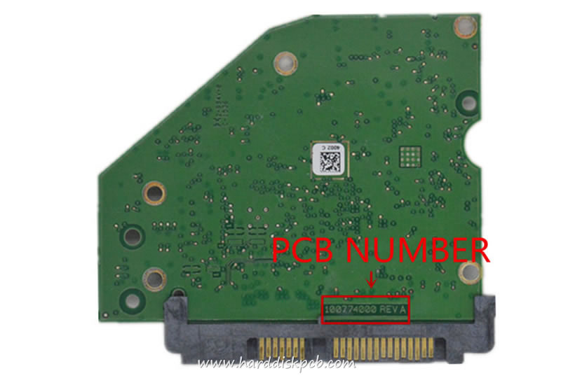 (image for) PCB 100774000, Seagate ST1000DM003, 1SB102-300, 4003 K