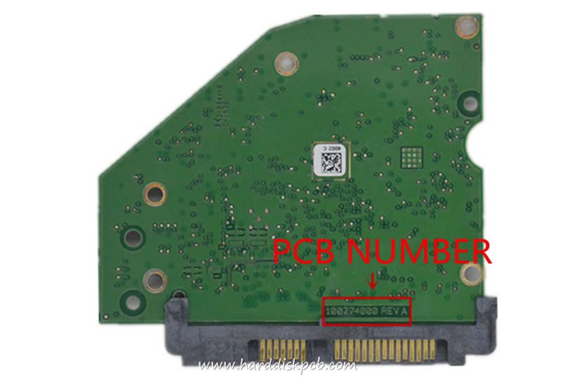 (image for) PCB 100774000, Seagate ST500DM009, 2F110A-500, 4004 G