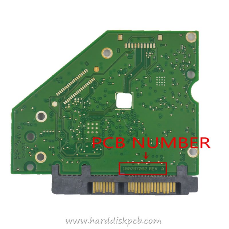 (image for) HDD PCB Seagate Logic Board 100797092 REV A