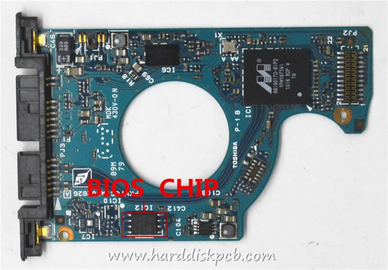(image for) HDD PCB TOSHIBA Logic Board G002626A