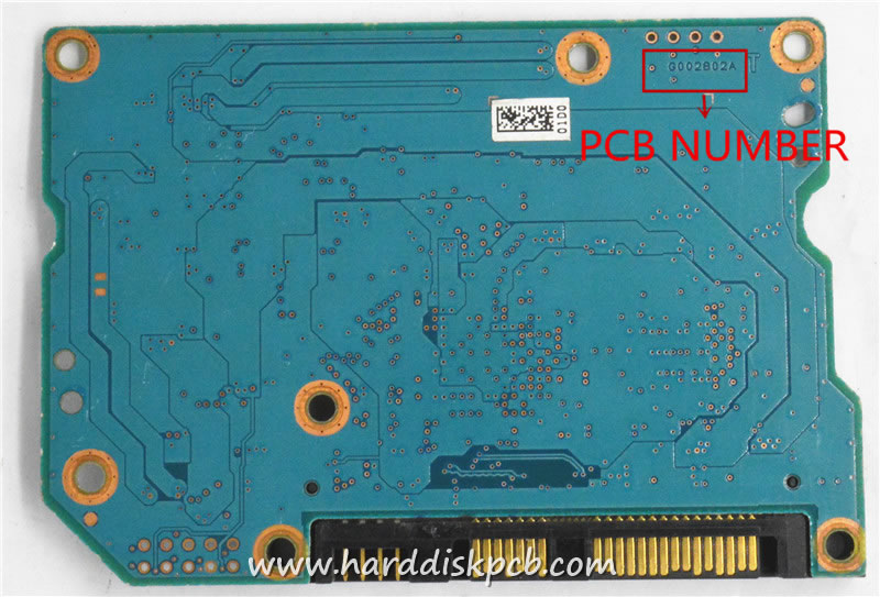 (image for) TOSHIBA HDD PCB Logic Board G002802A