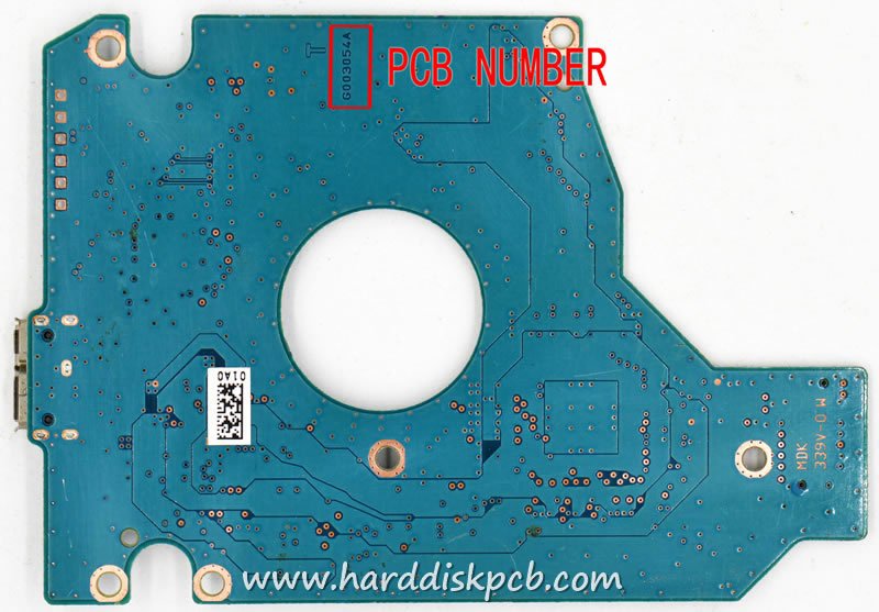 TOSHIBA usb 3.0 HDD PCB Logic Board G003054A