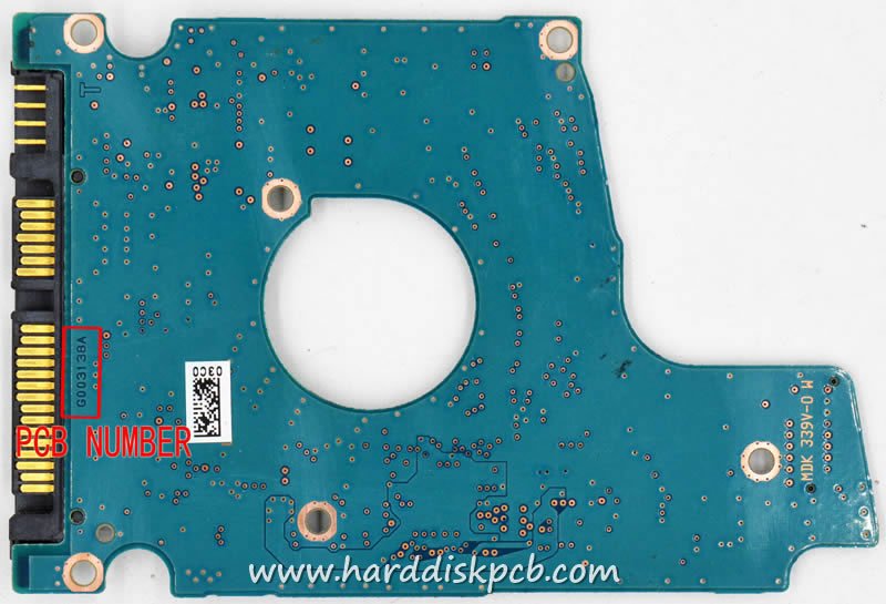 (image for) TOSHIBA HDD PCB Logic Board G003138A