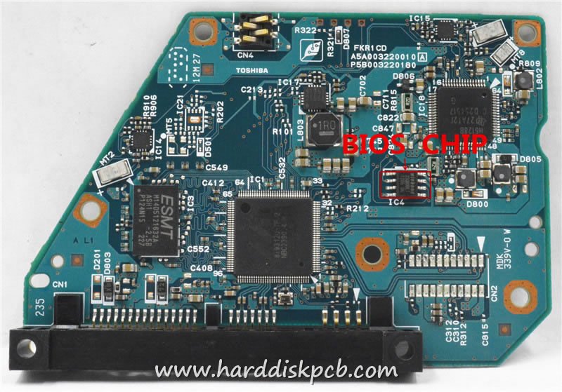 (image for) PCB G003220A, Toshiba MG03ACA400, HDEPQ00GEA51