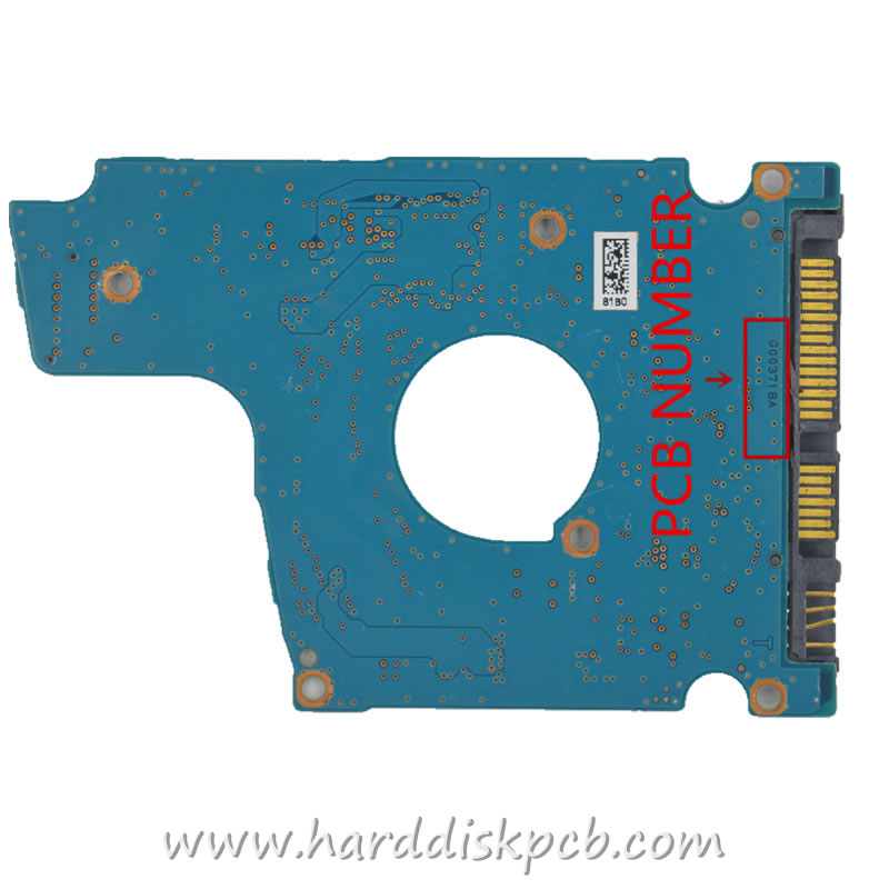 TOSHIBA HDD PCB TOSHIBA Logic Board G003718A - Click Image to Close