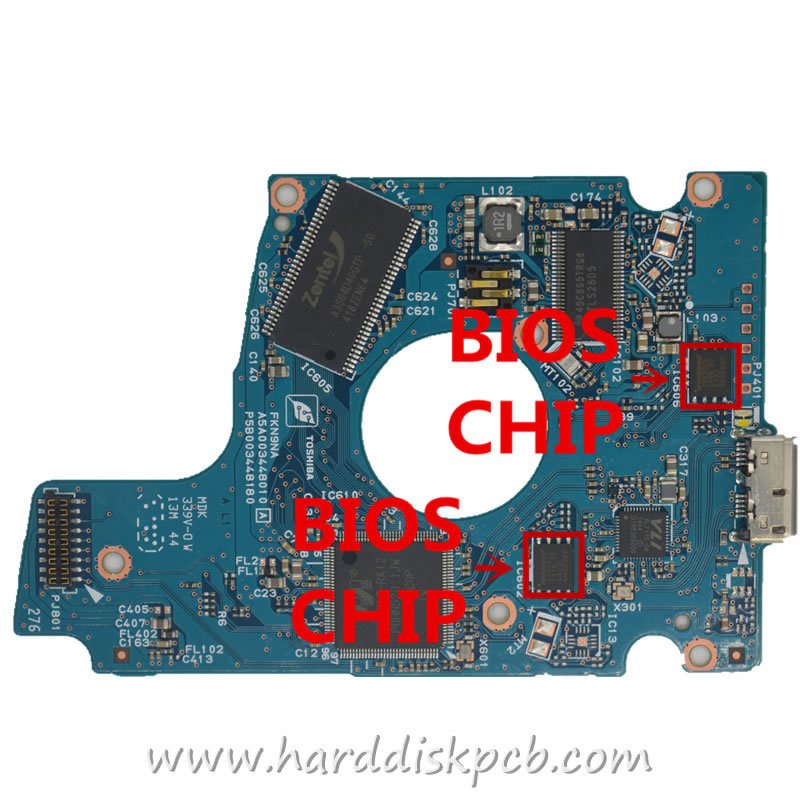 TOSHIBA MQ01UBD100, AB00 AX101U, HDKBD29AYA01 HDD PCB G3448A - Click Image to Close