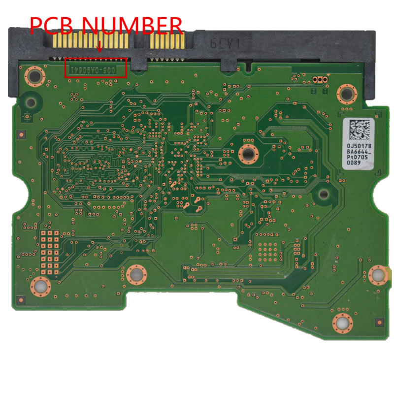 Western Digital HDD PCB Logic Board 006-0A90641 0J50178