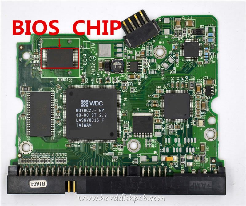 (image for) PCB 2060-001129-001, WD WD400BB-75DEA0, 2061-001129-001 EA