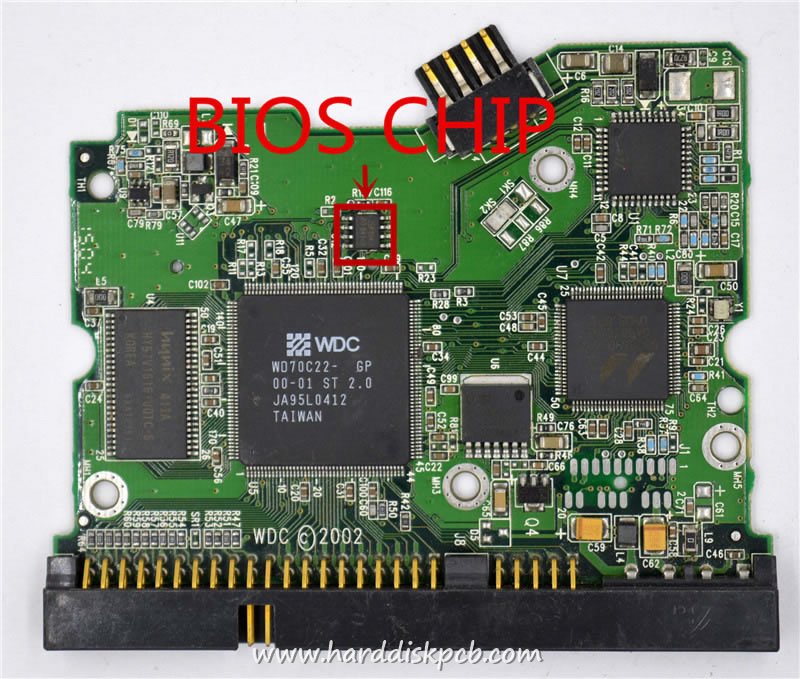 (image for) PCB 2060-001173-004, WD WD2000BB-00FTA0, 2061-001173-000 DJ