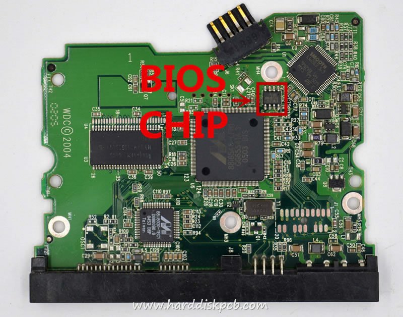 (image for) PCB 2060-001293-001, WD WD400BD-75JMA0, 2061-001293-100 AK