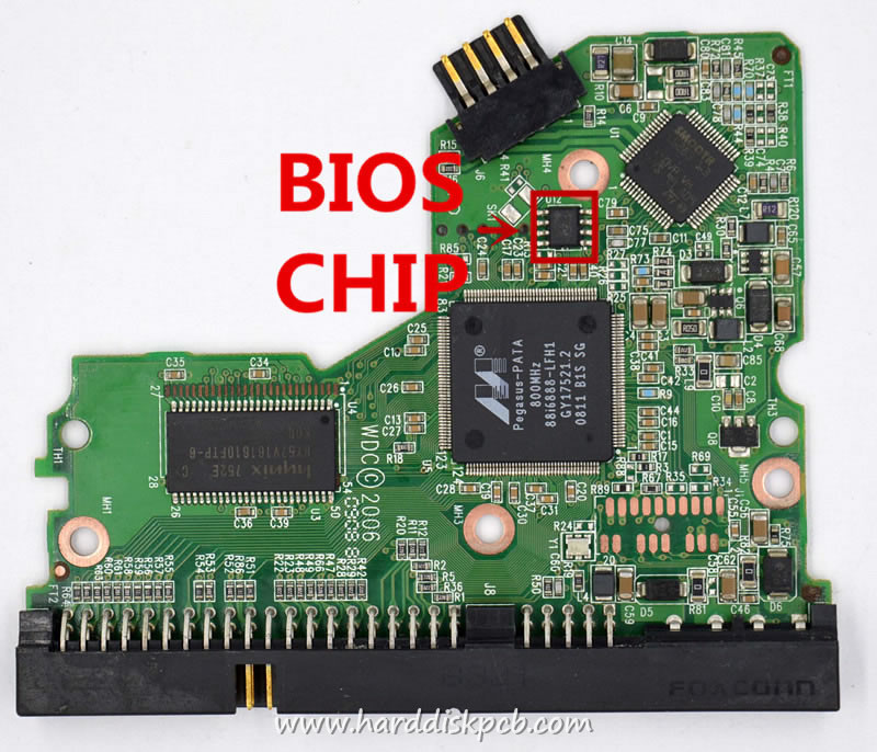 (image for) PCB 2060-701292-002, WD WD800BB-22JHC0, 2061-701292-000 AS
