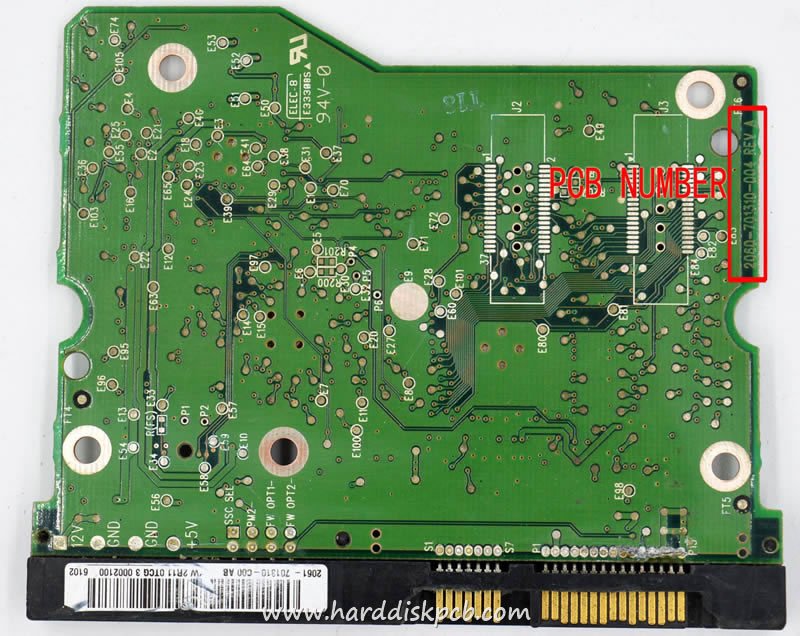 (image for) PCB 2060-701310-004, WD WD4000KD-00NAB0, 2061-701310-C00 AB