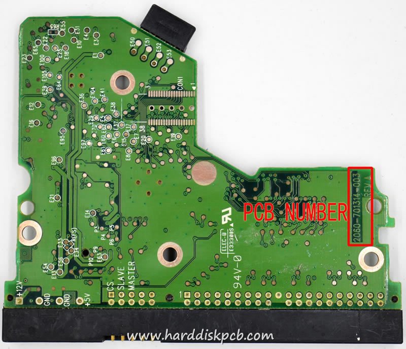 (image for) PCB 2060-701314-003, WD WD3200BB-00KEA0, 2061-701314-000 AK