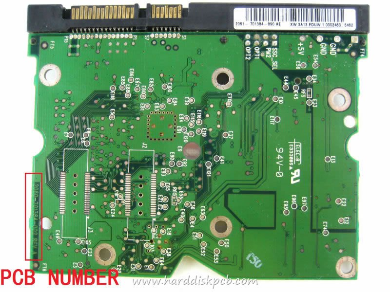 (image for) WD800ADFD WD PCB Controller Circuit Board 2060-701384-002 REV A