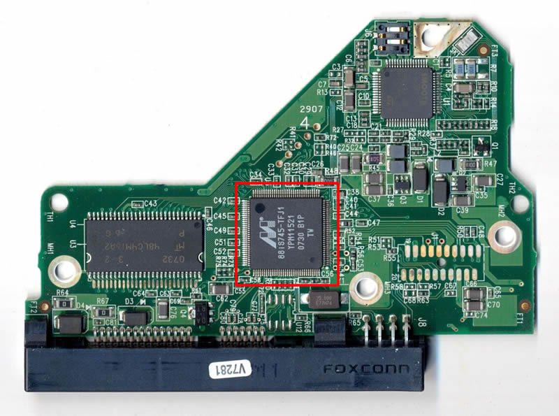 (image for) PCB 2060-701444-003, WD WD3200AAJS-00RYA0, 2061-701444-000 AE