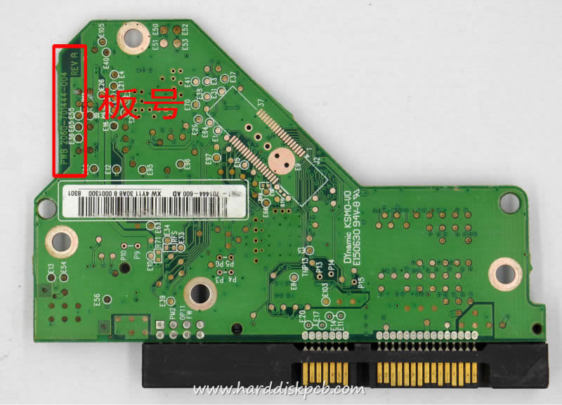 (image for) PCB 2060-701444-004, WD WD3200AAJS-40RYA0, 2061-701444-600 02P