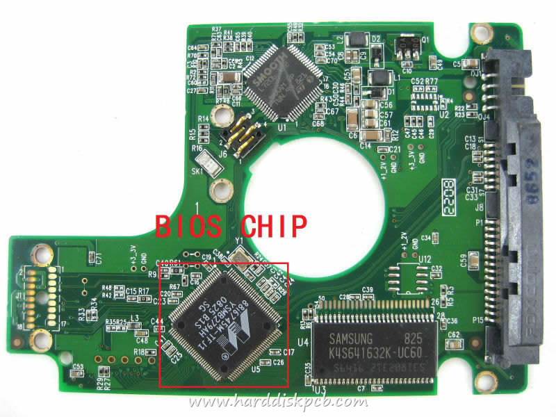 (image for) PCB 2060-701450-011, WD WD800BEVS-75RST0, 2061-701450-Z00 AJ