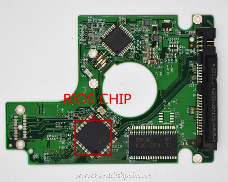 (image for) PCB 2060-701499-005, WD WD3200BEVT-22ZCT0, 2061-701499-E00 AE
