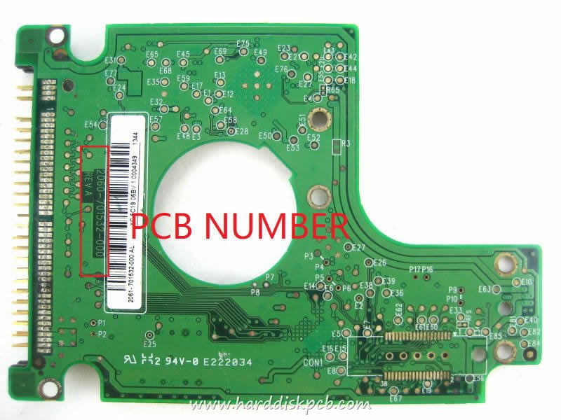 (image for) HDD PCB Western Digital Logic Board 2060-701532-000 REV A 2061-701532-000