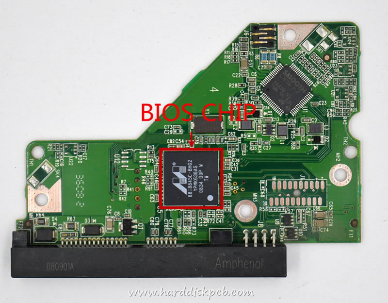 (image for) PCB 2060-701537-003, WD WD2500AAJS-22VTA0, 2061-701537-800 02P