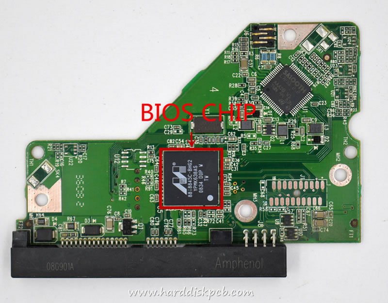 (image for) PCB 2060-701537-003, WD WD2500AAJS-00VTA0, 2061-701537-800 02P