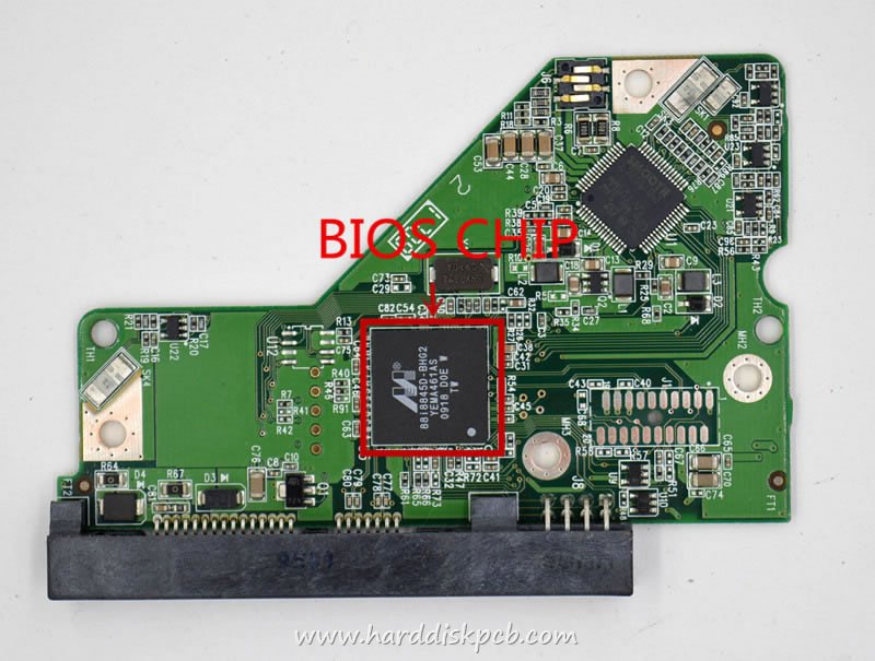 (image for) PCB 2060-701537-004, WD WD10EAVS-22D7B0, 2061-701537-Q00 AD