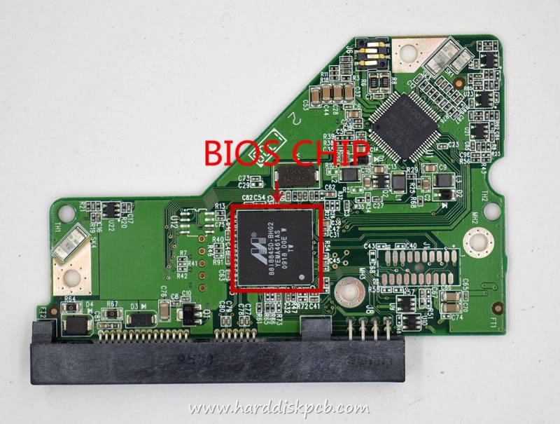 (image for) PCB 2060-701537-004, WD WD1602ABKS-18N8A0, 2061-701537-U00 10P