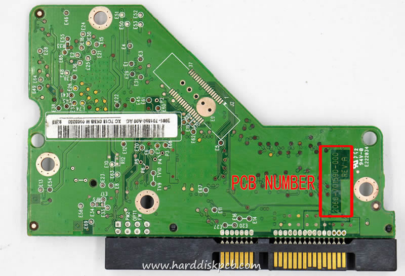 (image for) PCB 2060-701590-000, WD WD3200AAKS-75L9A0, 2061-701590-E00 AA