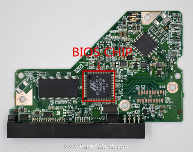 (image for) PCB 2060-701640-000, WD WD10EADS-65M2B0, 2061-701640-000 01PD2