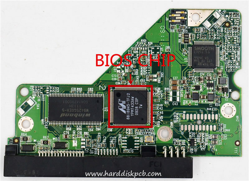 (image for) PCB 2060-701640-007, WD WD10EADS-11M2B1, 2061-701640-407 01PD3