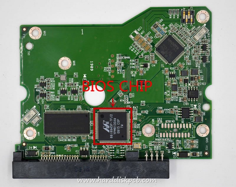 (image for) HDD PCB Western Digital Logic Board 2060-771624-001 2061-771624-700