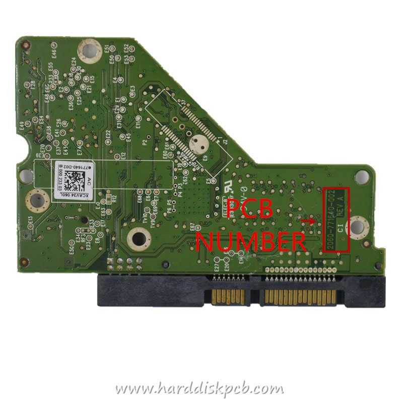 (image for) WD10EALS WD PCB Controller Circuit Board 2060-771640-002 REV A