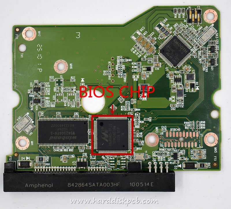 (image for) HDD PCB Western Digital Logic Board 2060-771642-001 2061-771642-N00 2061-771642-P00
