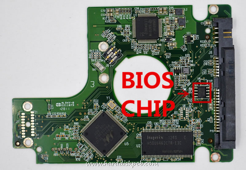 (image for) PCB 2060-771672-004, WD WD2500BPVT-22ZEST0, 2061-771672-R04 04RD7
