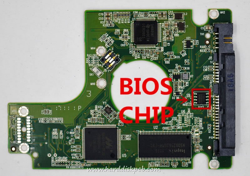 (image for) PCB 2060-771692-002, WD WD5000BPVT-00HXZT1, 2061-771692-102 AE