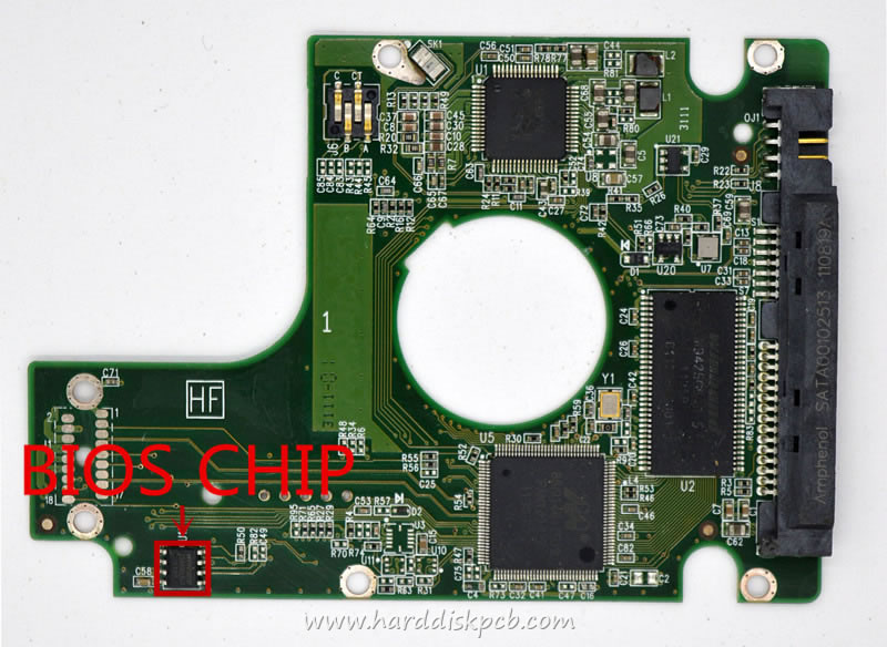 (image for) PCB 2060-771692-006, WD WD3200BEKT-66PVMT0, 771692-506 01PD1 - Click Image to Close