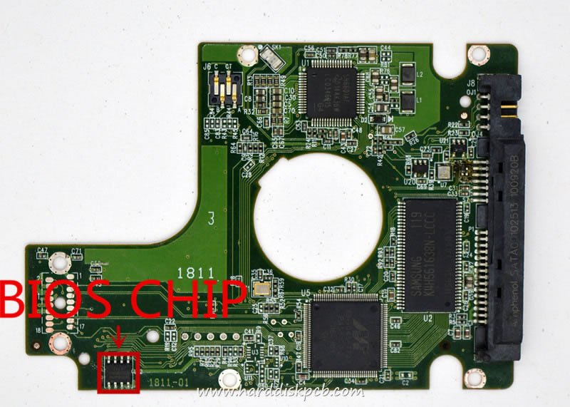 (image for) PCB 2060-771714-002, WD WD5000BEKT-80KA9T0, 2060-771714-002 AC