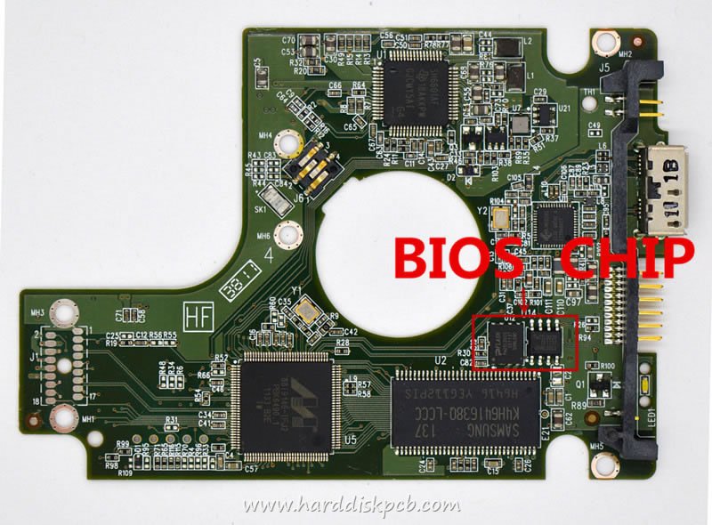 (image for) PCB 2060-771761-001, WD WD10TMVW-11ZSMS4, 771761-101 05P