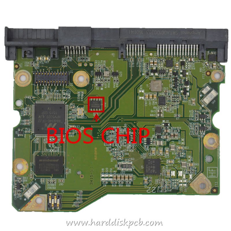 (image for) Western Digital HDD PCB Logic Board 2060-771822-006 REV A