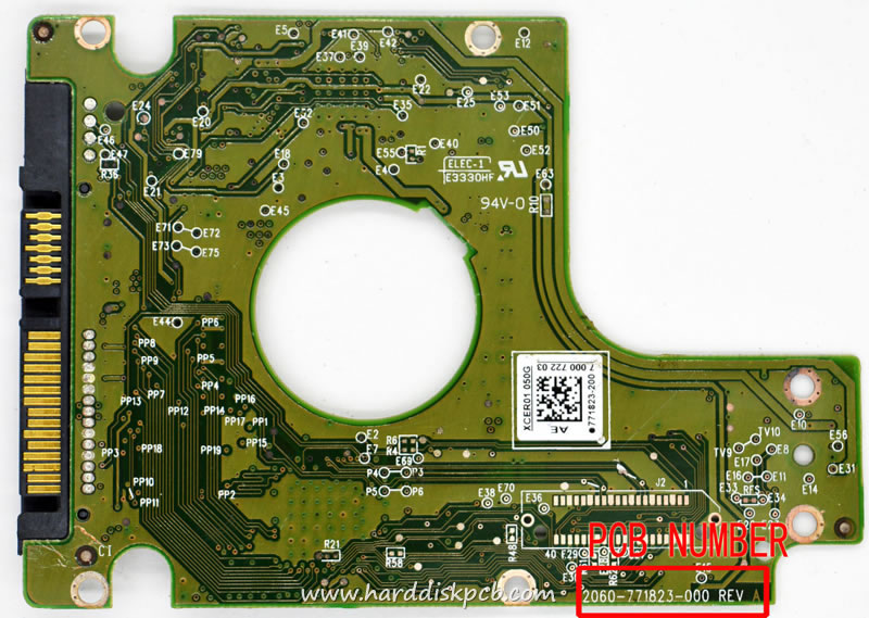 (image for) HDD PCB Western Digital Logic Board 2060-771823-000