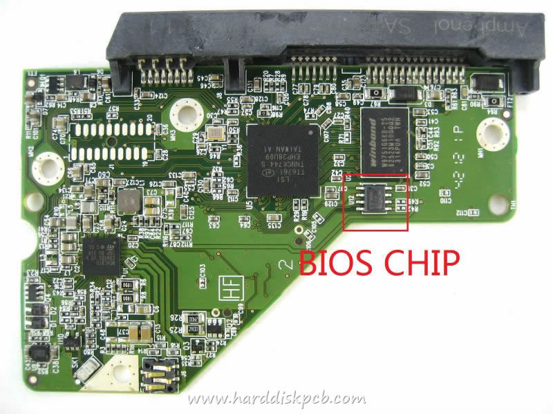 (image for) PCB 2060-771829-003, WD WD10EZEX-00KUWA0, 771829-103 AF
