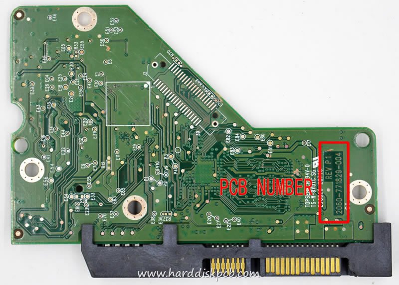 (image for) PCB 2060-771829-004, WD WD10EZEX-00BN5A0, 771829-005 AJ