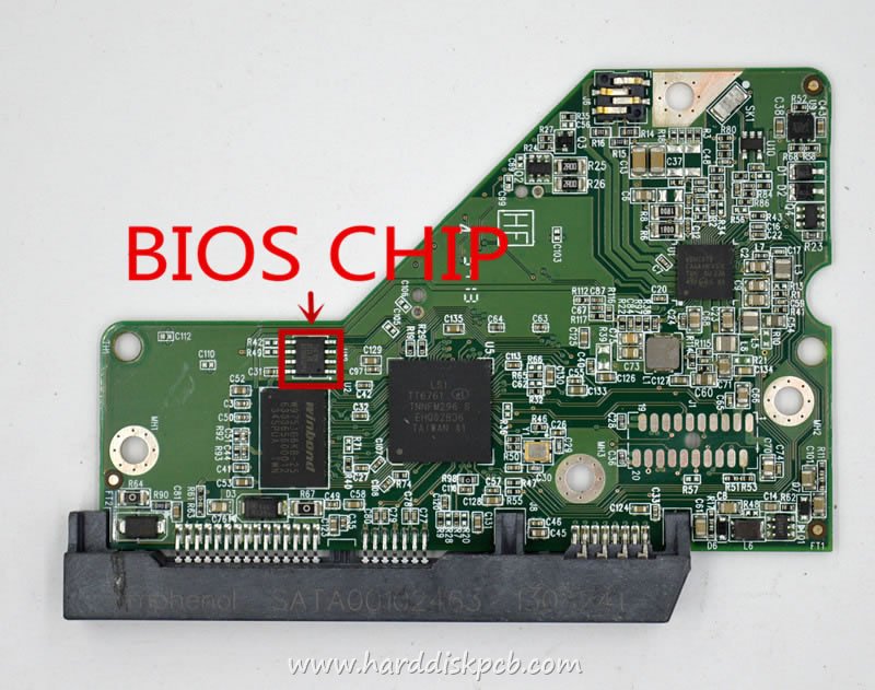 (image for) HDD PCB Western Digital Logic Board 2060-771829-005 REV P1