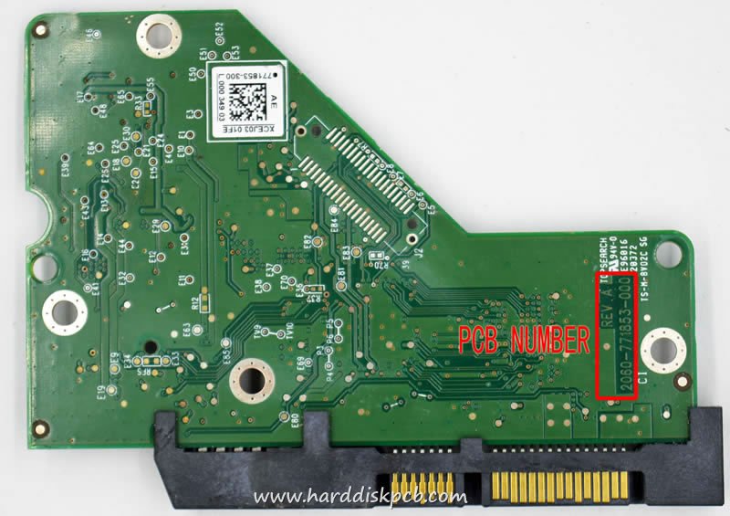 (image for) HDD PCB Western Digital Logic Board 2060-771853-000 771853-300
