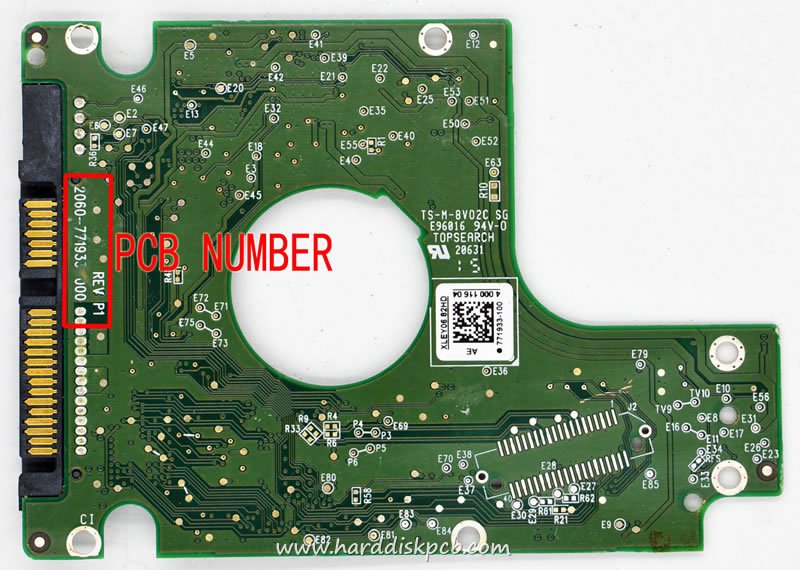 (image for) PCB 2060-771933-000, WD WD20NPVX-00EA4T0, 771933-400 AC