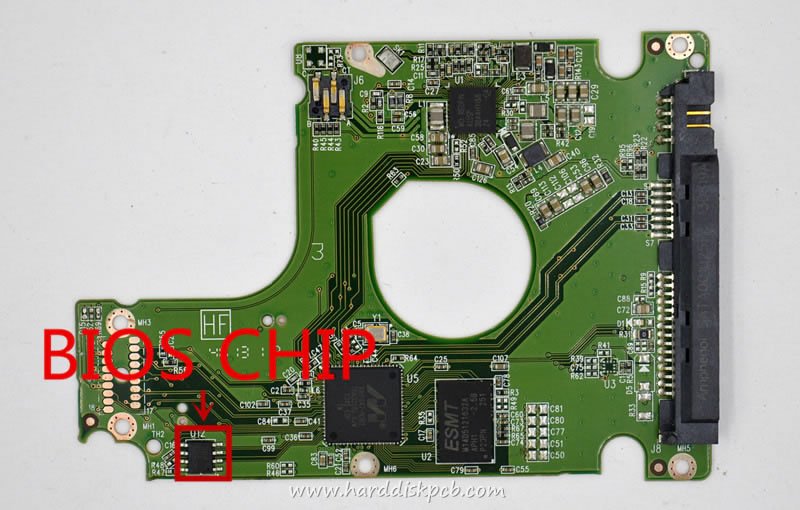 (image for) HDD PCB Western Digital Logic Board 2060-771977-002 REV P1