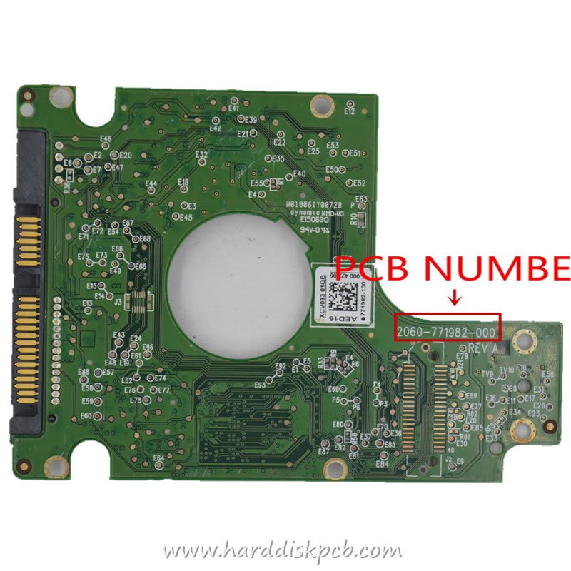 (image for) Western Digital HDD PCB 2060-771982-000 REV A 771982-100